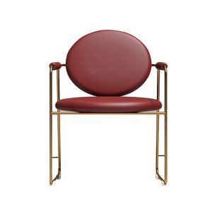Quality Metal Western Industry SS Dining Chairs Red for Restaurant Cafe for sale