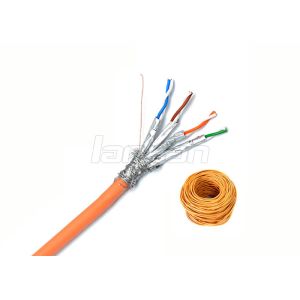 High End Cat 7 Shielded Cable , SFTP Cat7 Cable 10 Gigabit Ethernet LAN Cable