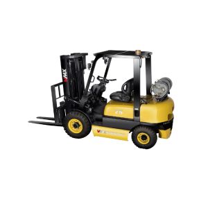 Optional Color Gasoline LPG Forklift 2.5 Ton Automatic Transmission