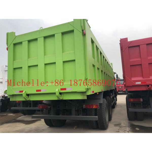 3 Axle 30cbm 45 Ton 8*4 12 Wheeler Dump Truck For 2 Passengers