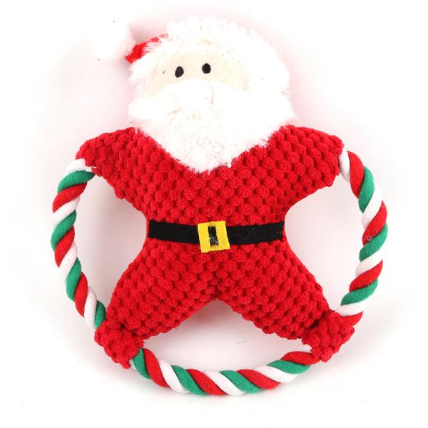 Animated Plush Christmas Toys Santa Claus Tightly Sewn Stitches With Air Bag Inside