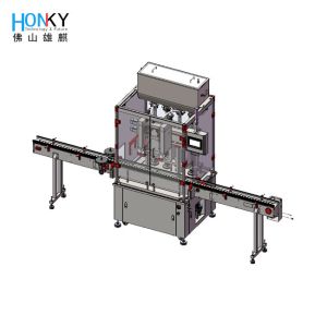 Full Automatic 2L Liquid Filling Capping Machine For Shampoo Industry Pack
