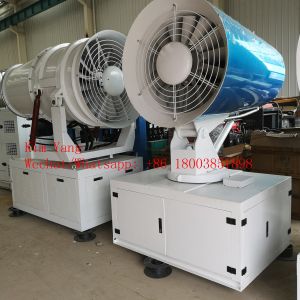 Factory Price 40M stationary type water mist dust suppression cannon for