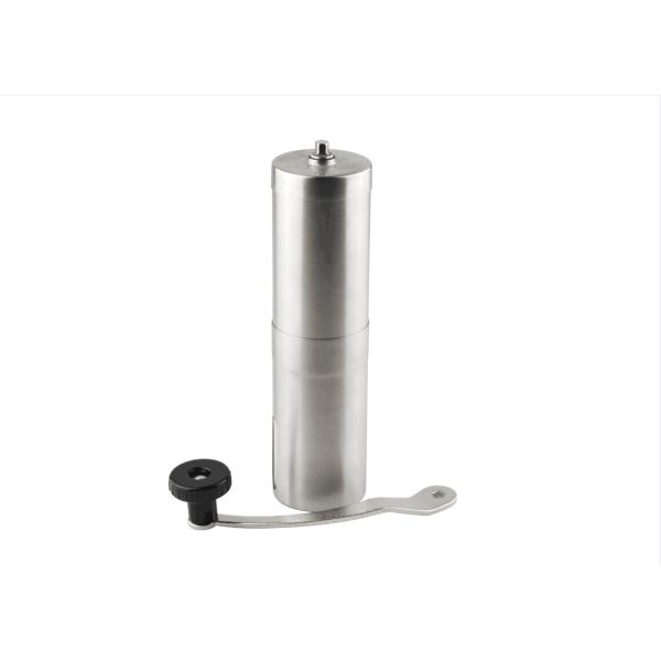 Buy Brushed Protable Hand Operated Coffee Grinder , Manual Burr Coffee Grinder at wholesale prices
