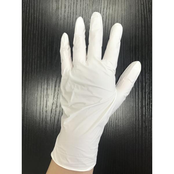 Buy Disposable Nitrile Powder Free Gloves Examination Latex Gloves 240mm Length at wholesale prices