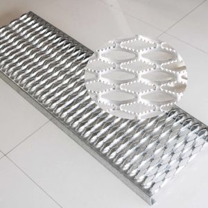 Anti - Slip Diamond Galvanized Steel Grating