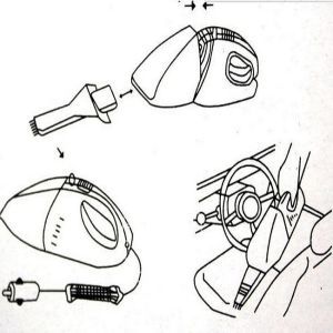 Vehicle Handheld Rechargeable Vacuum Cleaner Dc 12v With Ce Rohs Certification