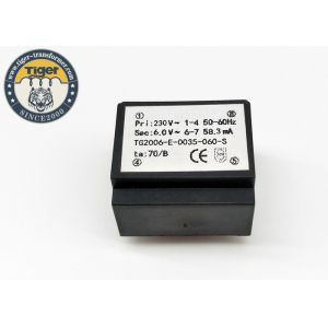 Small Square Pcb Mount Power Transformer EE20 Vacuum Filled Casting Well