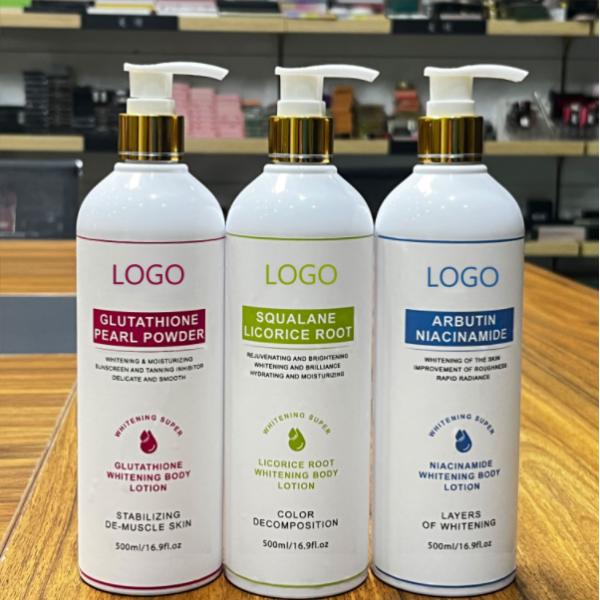 OEM/ODM Customized Natural Moisturizing Whitening Body Cream Organic Nicotinamide Body Lotion Bleaching for Black Skin