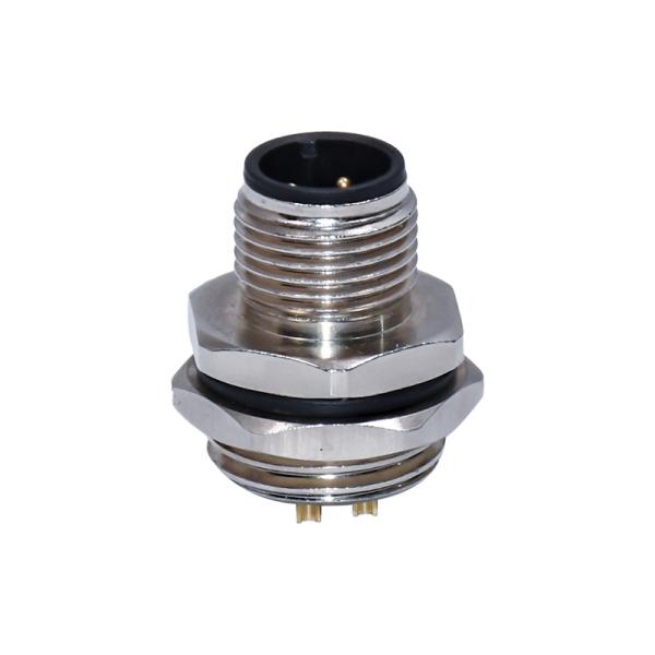 Buy CuZn M12 Panel Mounted Connectors 0.5A TPU Welding Wire Rear Lock X Coding at wholesale prices
