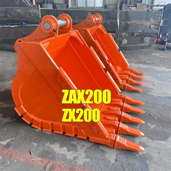 Buy Oem Pc200 Pc210 Excavator Heavy Duty Rock Bucket Red Or Customer Required at wholesale prices