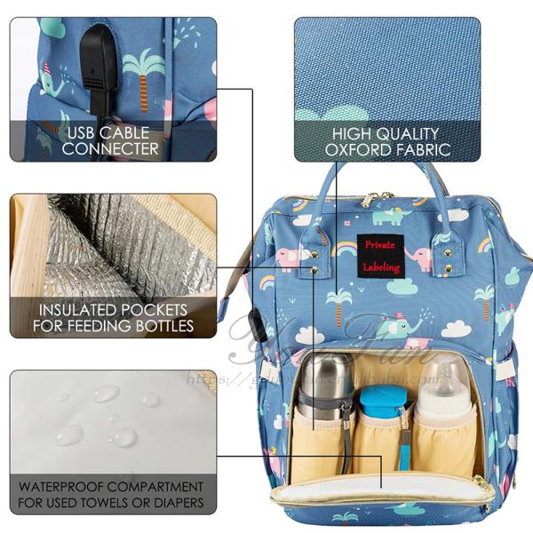Travel Back Pack Baby Nappy Bag cute diaper bag