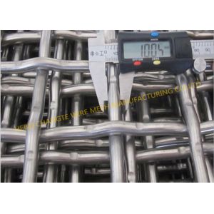 Wear Resistant 0.5mm Pre Double Crimped Wire Mesh Heavy Duty