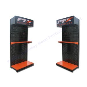 Metal Display Pegboard with Hook Accessories Stand