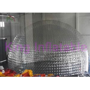 Dome Custom Inflatable Bubble Tent , Overall Transparent Inflatable Yard Tent