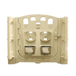 China Plastic Calf Fence Panel With Bucket Easy To Install And Move 1-3 Month Baby Cow Using on sale