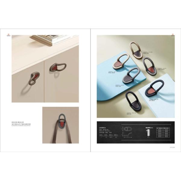 Popular zinc Chinese European-style retro no-hole black self-tapping screws door handel dooroom indoor handle