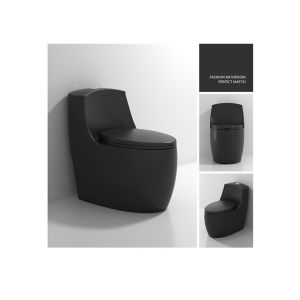 White Glazed One Piece Wc Dual Flush S Trap Ceramic Toilet Bowl Sanitary Ware