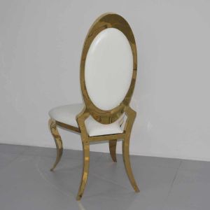 Custom Cushion Standard Stainless Steel Chair With Four Legs Living Room