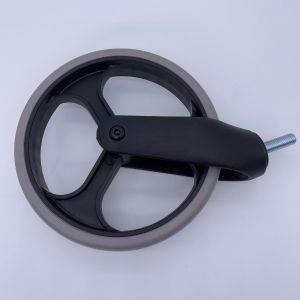 Swivel Thread Thermoplastic Wheelchair Front Casters Replacement