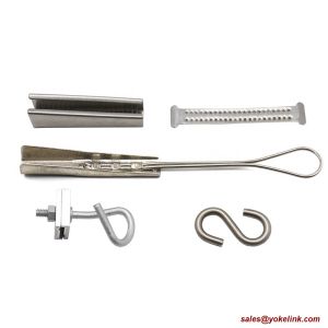 Telecommunication 6 Pair Stainless Steel Telecom Drop Wire Clamp