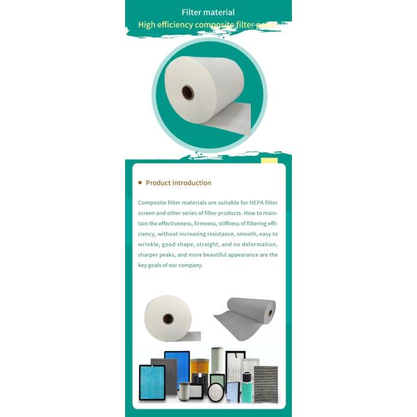 H14 Melt Blown Filter Paper PP Melt Blown Non Woven Fabric