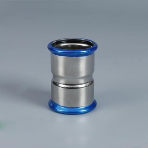 DN22 Stainless Steel Press Fittings Equal Coupling ISO9001 Approved
