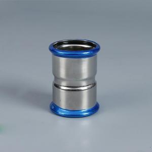 Quality SS304L / SS316L Straight Coupling Fitting , Stainless Steel Push Fit Fittings for sale