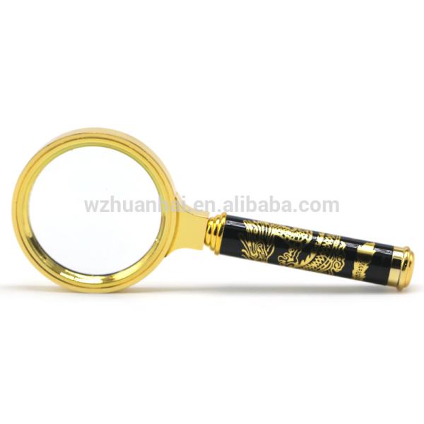 Buy Kids Pocket Flat Handheld Illuminated Magnifiers , Hand Held Magnifying Glass 8x 10x Power at wholesale prices