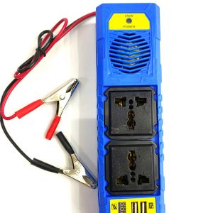 China Car Fast Charger Aluminum Display Adapter Charger With Charging Cable Pure Sine Wave Inverter 12V Dc To 120V Ac For Car on sale