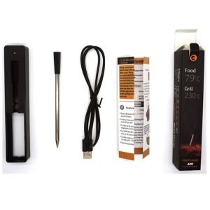 Outdoor Mini Bluetooth Thermometer , Wireless Meat Thermometer With Stainless