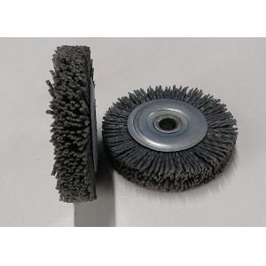 Quality Circular Abrasive Nylon Wheel Brush / Abrasive Filament Brushes 1.4 Mm Wire Dia for sale