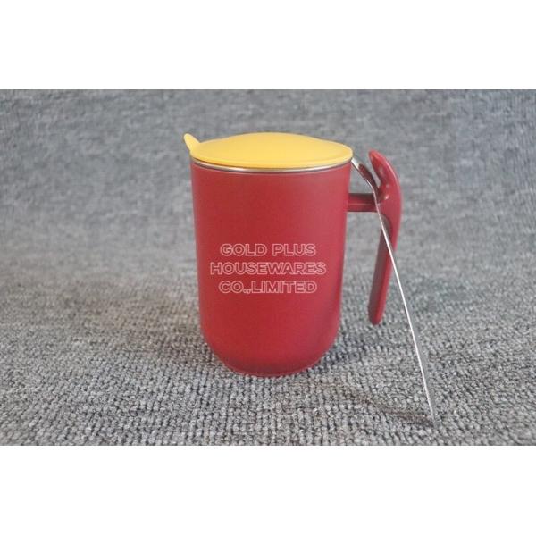 Buy Straight Drinkware PP Plastic Double Layer Insulated Milk Cup Stainless Steel at wholesale prices