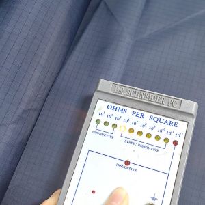 CLEANROOM ESD Antistatic 98% Polyester+2% Conductive Filament Waterproof Fabric