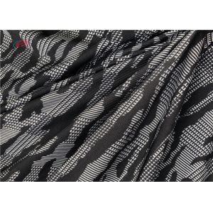 Printed Swimwear / Swimsuit Polyester Spandex Fabric , Man ' s Underwear Fabric