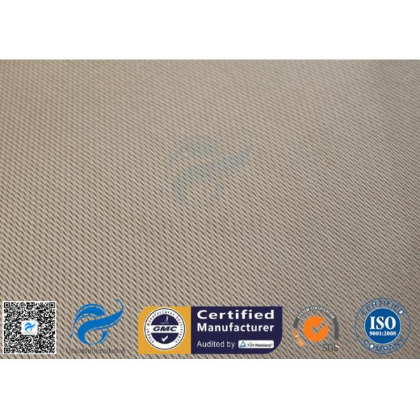 600g 0.7mm Brown Satin Weave High Silica Fabric Fiberglass Fire Blanket