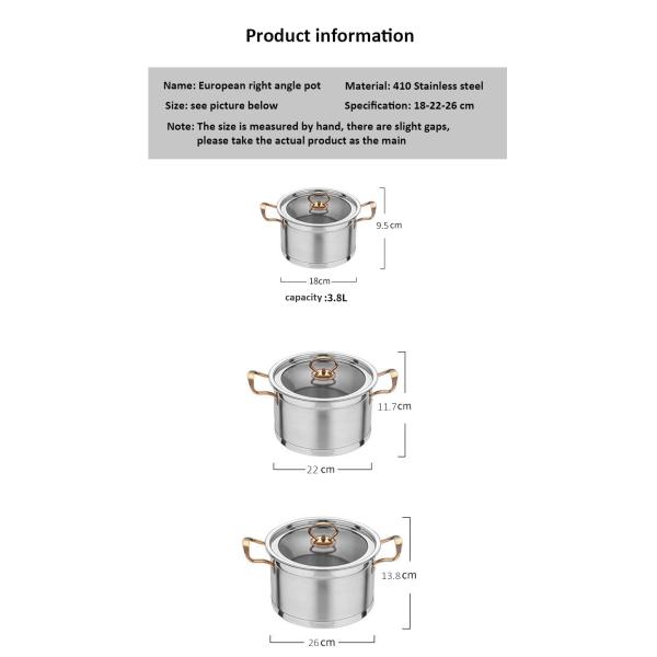 Wholesale Tornado Cookware Sets Multifunctional Cooking Pot Kitchen 6 Piece Soup Pot Set
