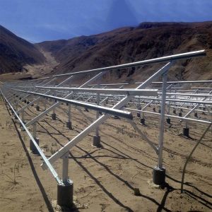 Metal Photovoltaic Mounting Structures,Galvanized Base Ground Mounted Solar PV