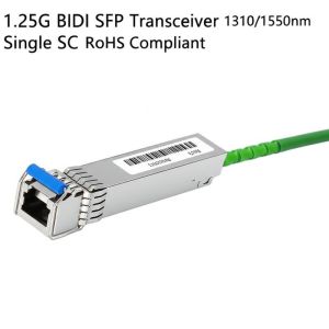 1.25G BIDI SFP Transceiver 20KM with Low Power Dissipation and Single SC