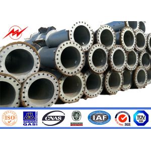 1000 Dan 12m Galvanized Telephone Transmission Line Pole