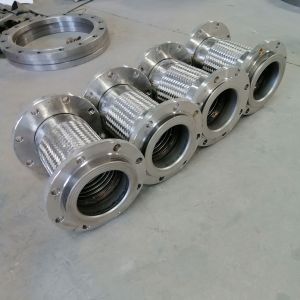 Armored Metal Flexible Hose With Flange 3-12mm Thickness