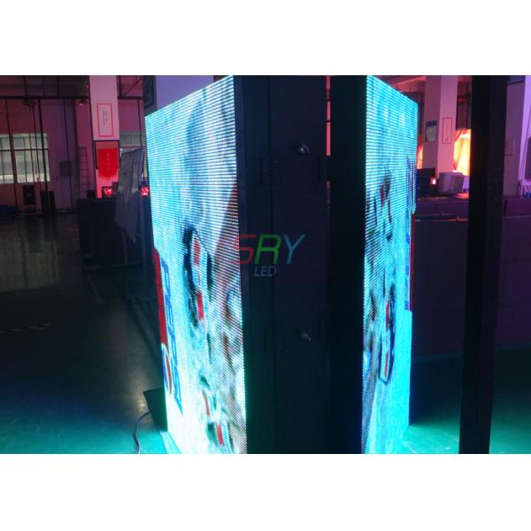 Advertising Double Sided LED Cabinet , 1/4 scan Constant Current Waterproof LED Screen