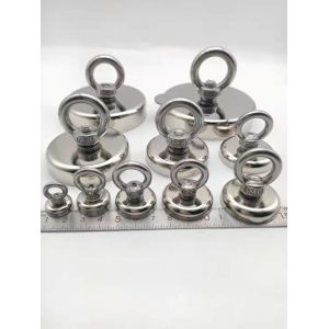 600LBS Supper Strong Sintered Neodymium Fishing Magnet Set For Salvage