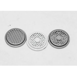 Custom shallow stainless steel components drawings stamping parts speaker mesh