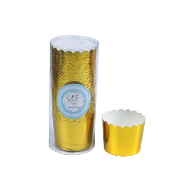 Buy Muffin Cupcake Aluminum Metallic Foil Lined Baking Cups at wholesale prices