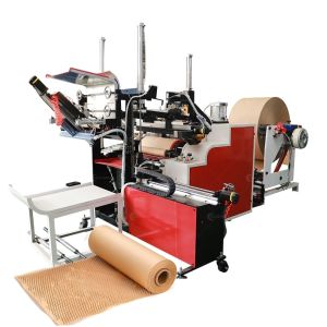 Customizable Honeycomb Paper Wrapping Cutting Machine with Video Outgoing