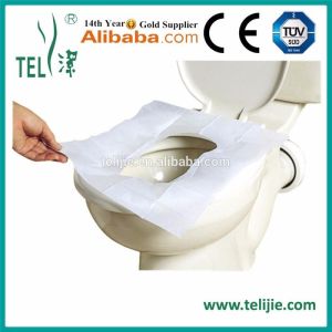 Woodpulp Paper Disposable Toilet Seat Covers Rectangular