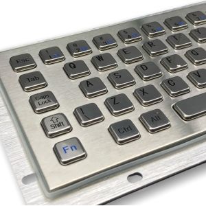 KIOSK IP65 / IK07 Stainless Steel Industrial PC Keyboard SUS304 Waterproof