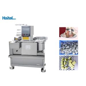 Full Automatic Toffee Packing Machine , Stainless Steel Candy Packaging Machine