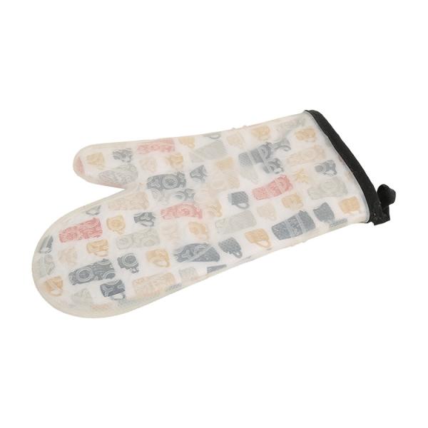 Buy Double Layers Quilted Lining Silicone Fire Resistant Gloves Heat Resistant at wholesale prices